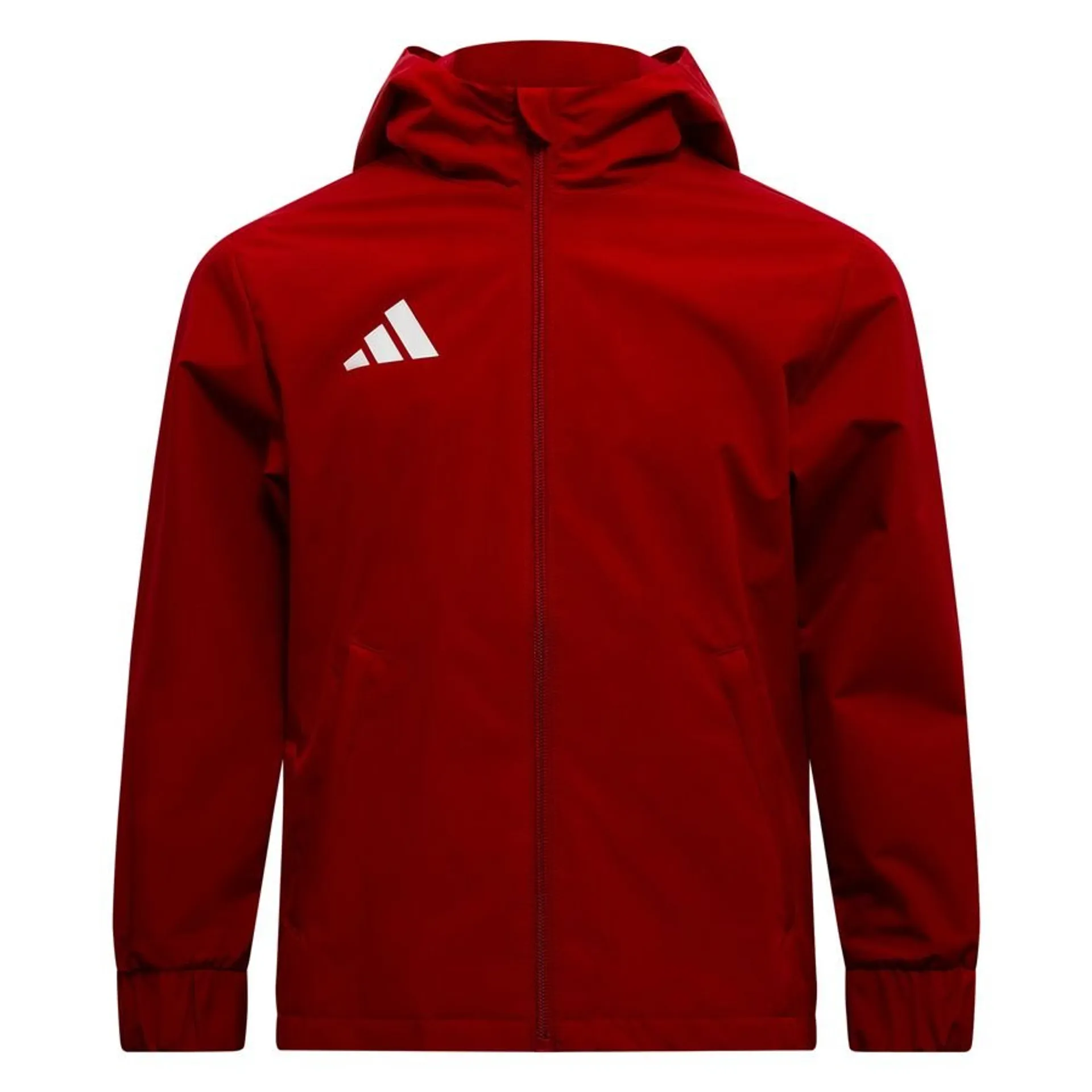 adidas Jakke All Weather Entrada 26 - Svart/Hvit Barn